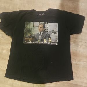 THE OFFICE, TV SHOW Black Graphic Tee